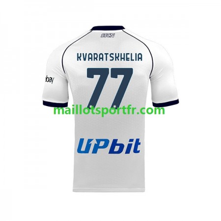 Maillot de Foot SSC Naples Khvicha Kvaratskhelia 77 Exterieur 2023/24 Maillot de Foot SSC Naples Khvicha Kvaratskhelia 77 Exterieur 2023/24